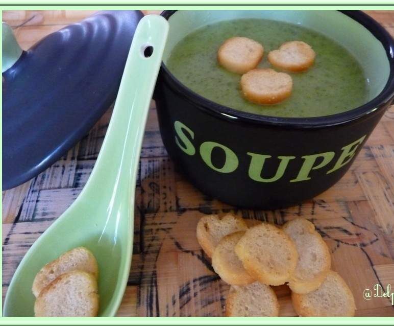 Soupe aux fanes de radis