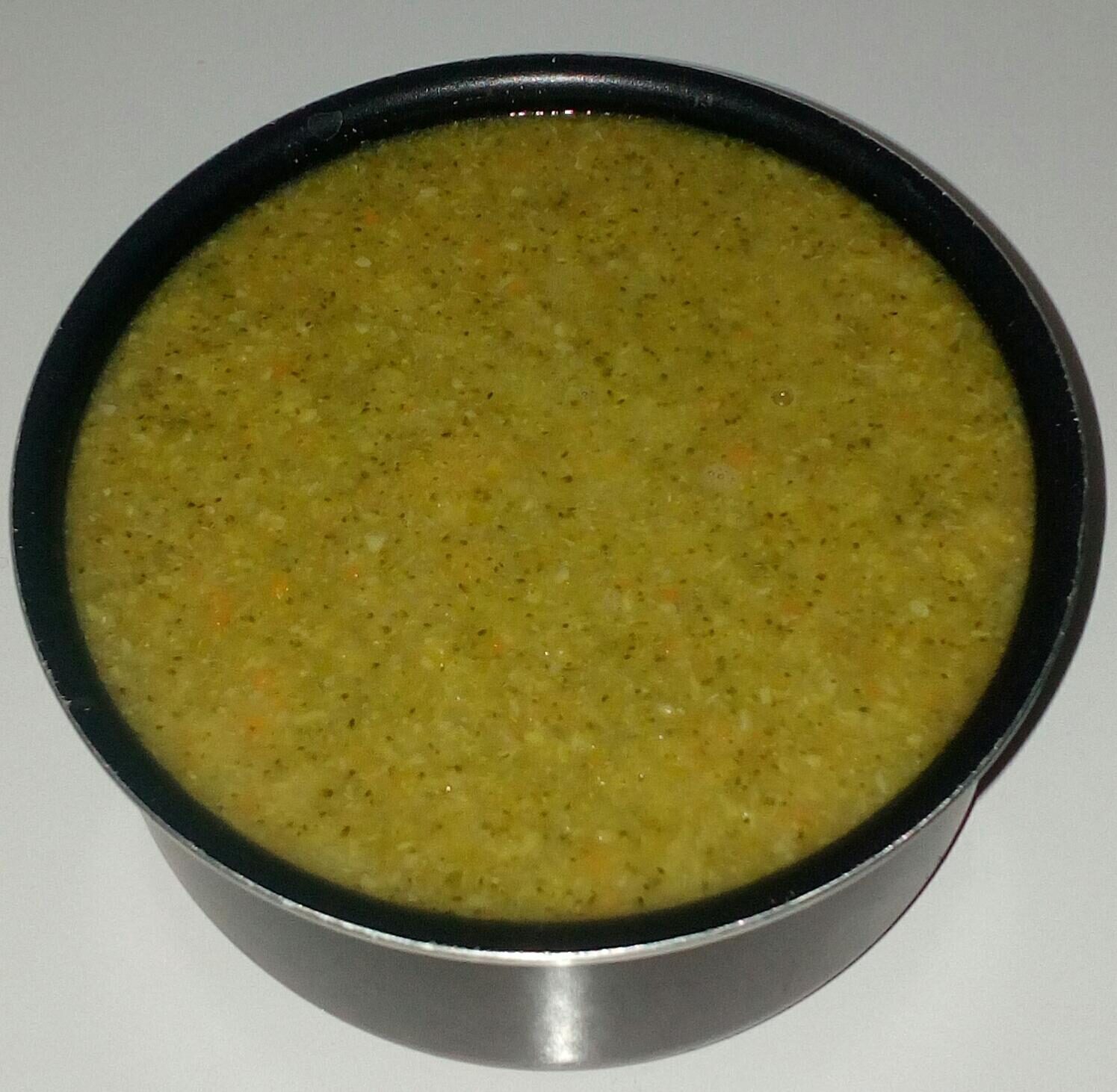 Soupe Brocolis, courgette, carotte