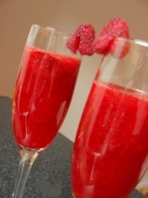 Soupe Champenoise aux framboises