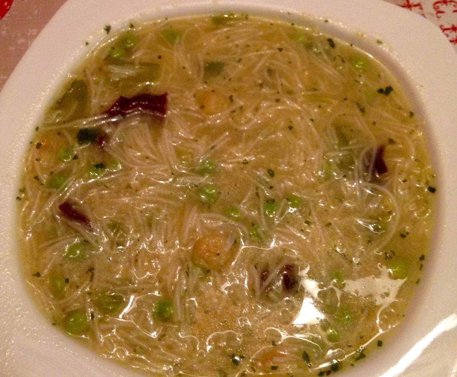 Soupe chinoise aux legumes verts