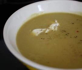 Soupe de chou-fleur au navet