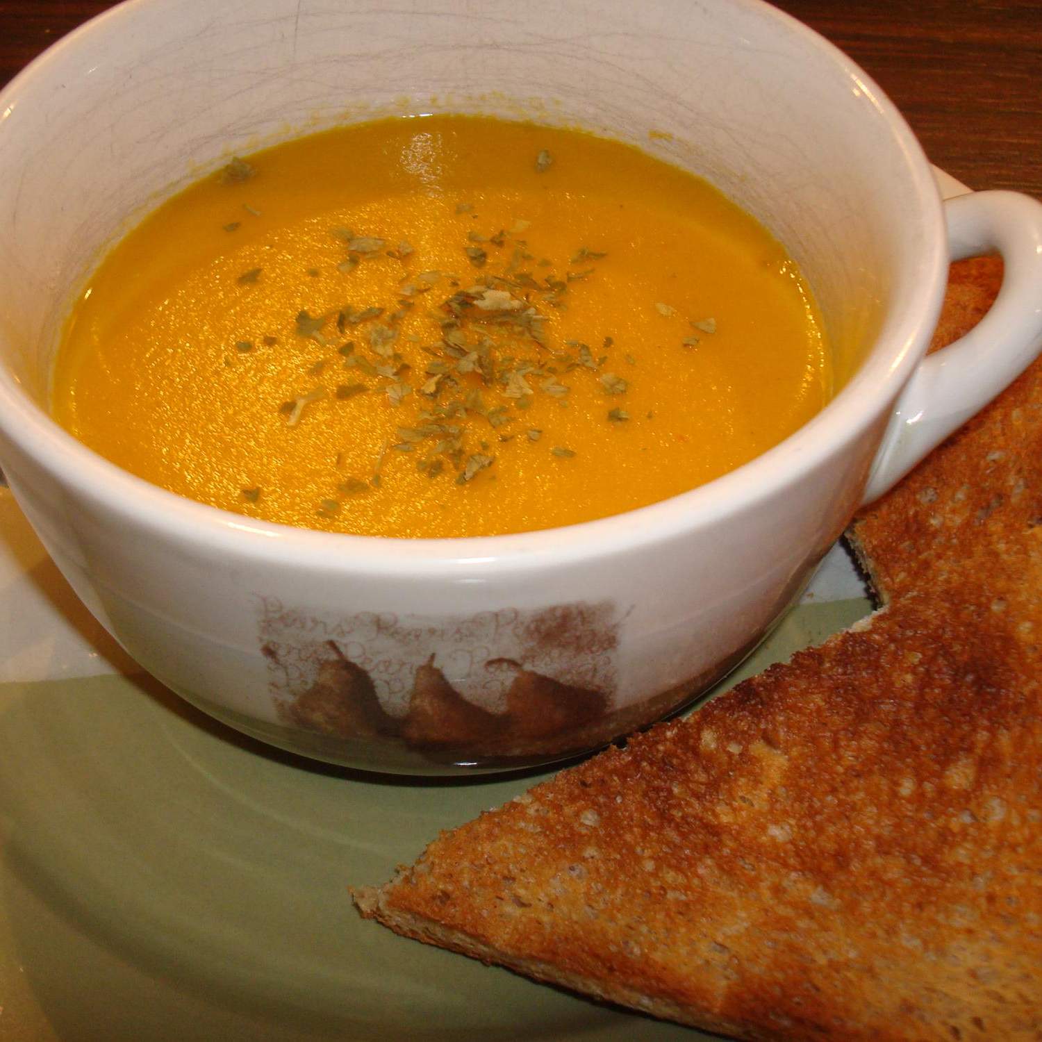 Soupe de légumes au curcuma