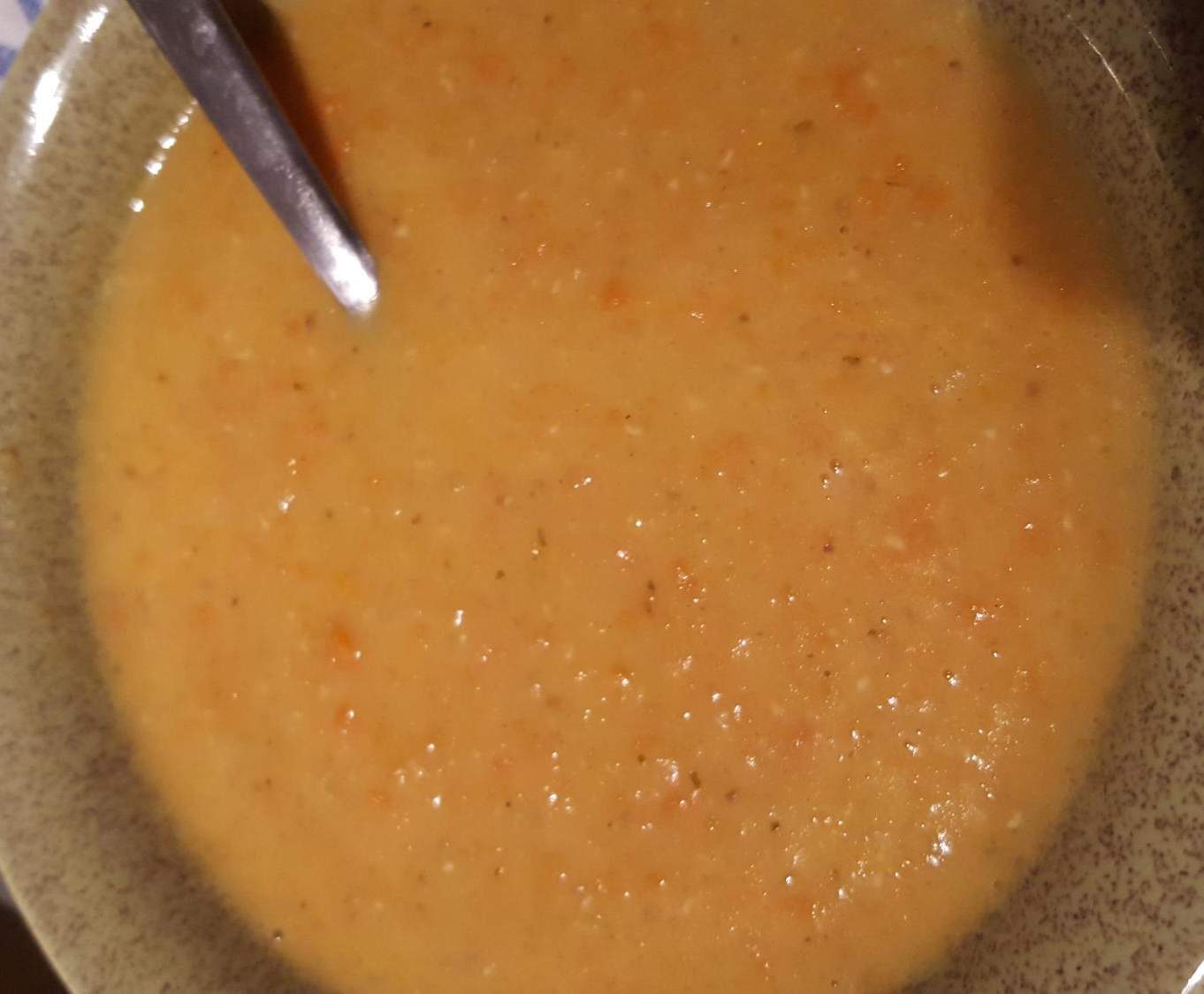 Soupe de lentilles corail