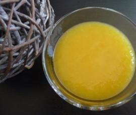 Soupe de mangues au muscat