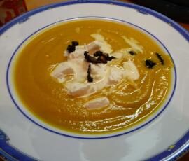 soupe de patates douces au cumin et feta