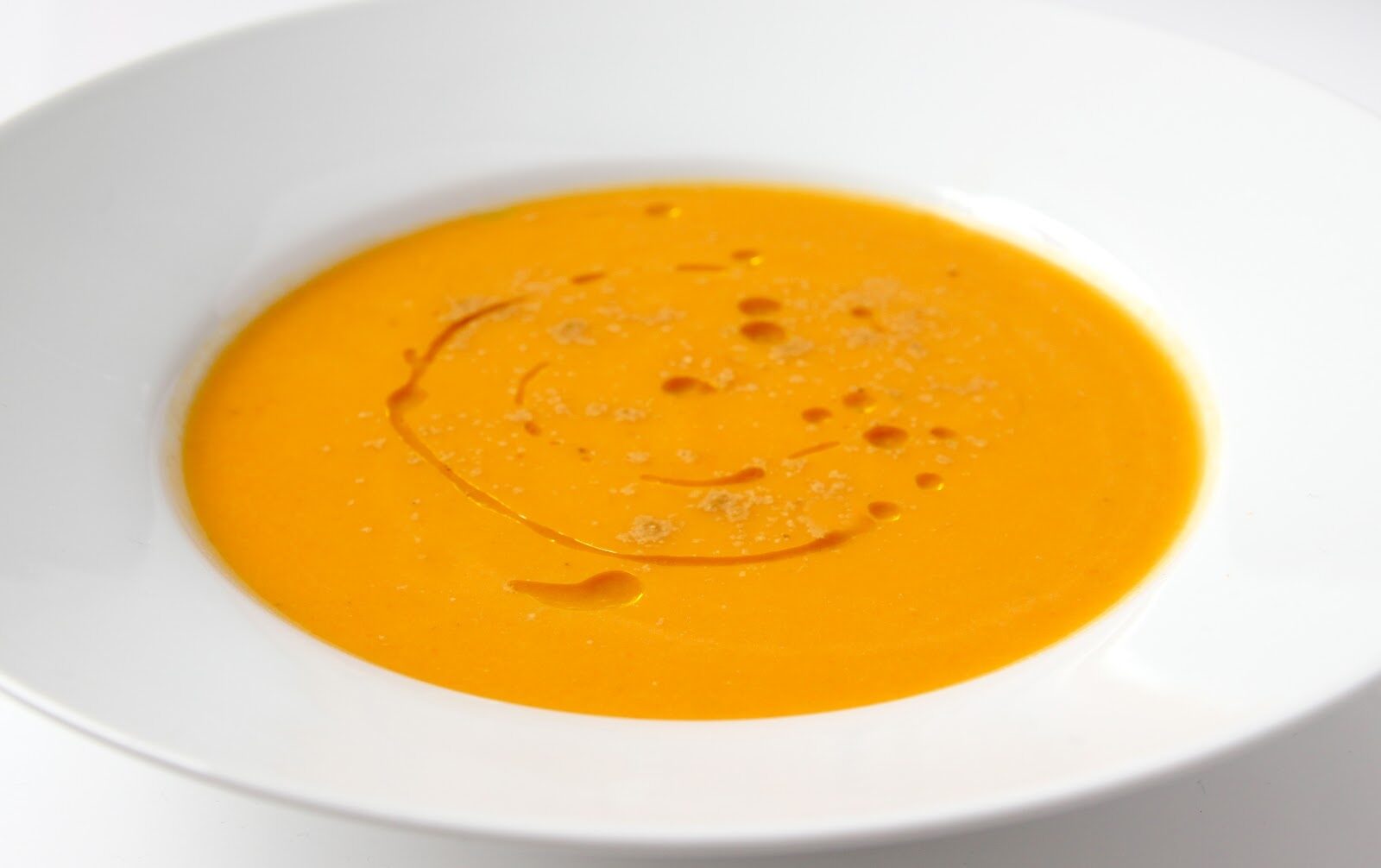 Soupe de potimarron à l'huile de noisette