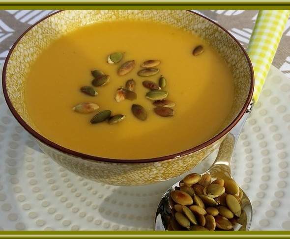 Soupe de Potiron au Roquefort