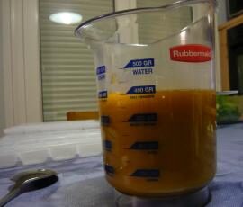 Soupe du soir pour bébé