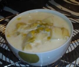Soupe Poireaux Pommes de terre à la crème