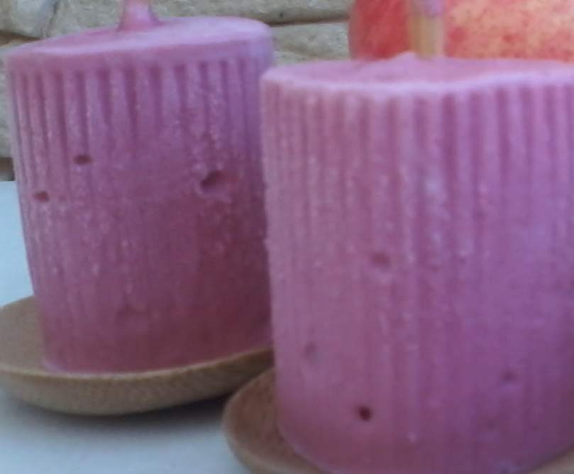 sucette de framboises