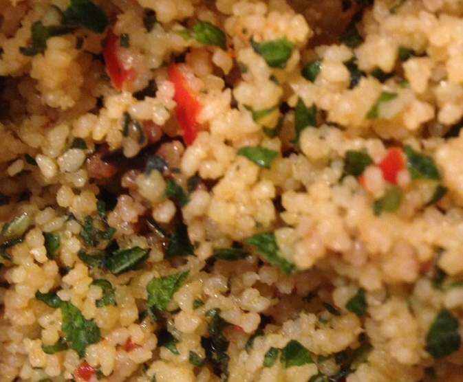 Taboulé aux olives (sans cuisson)