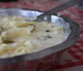 Tagliatelles au citron et olives