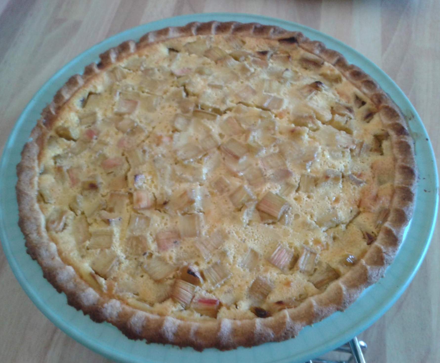 tarte à la rhubarbe
