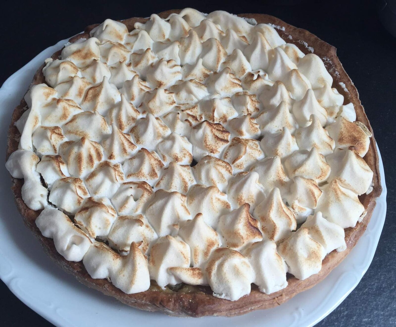 Tarte à la rhubarbe alsacienne