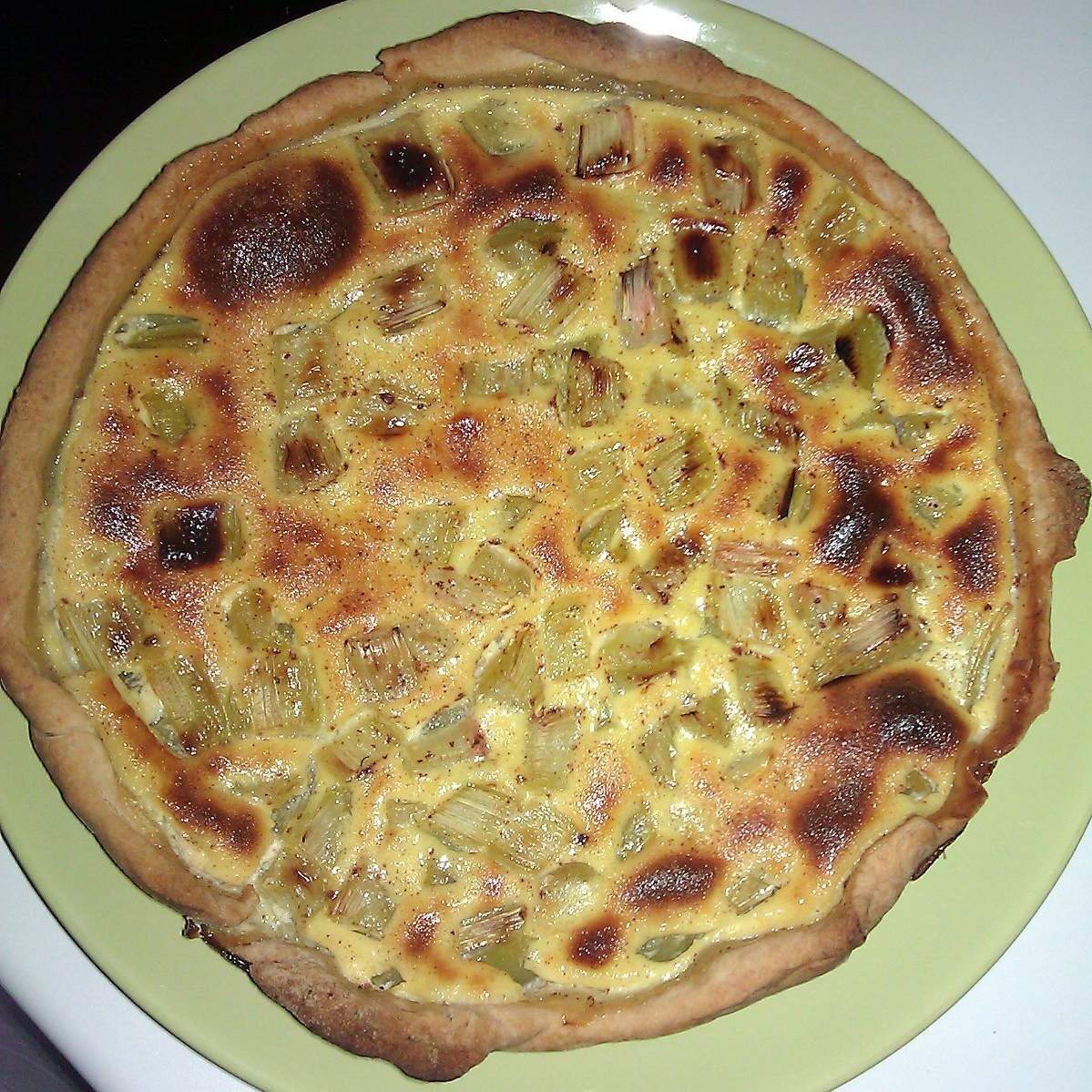 Tarte à la Rhubarbe de ma grand mére