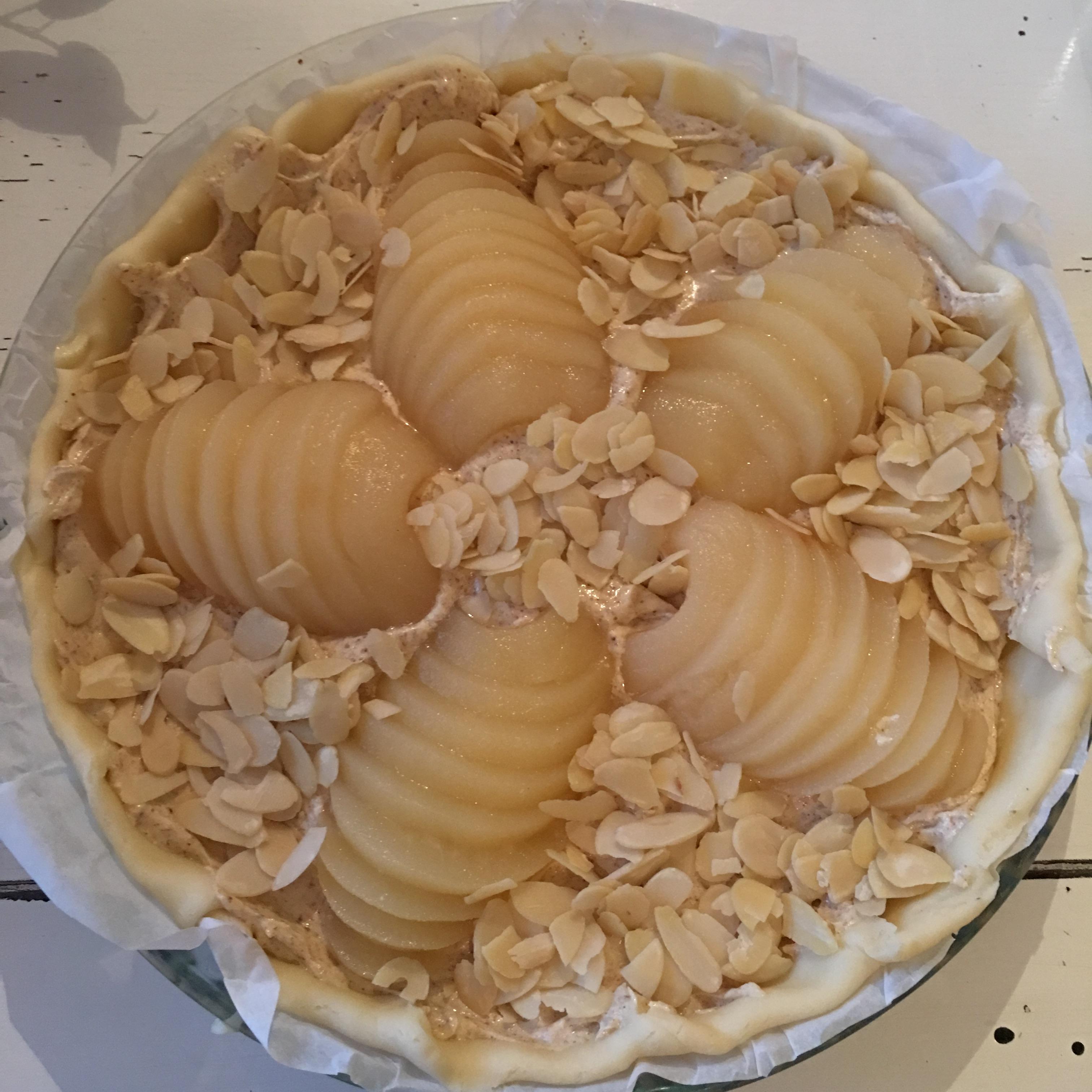 Tarte amandine aux poires - Bourdaloue
