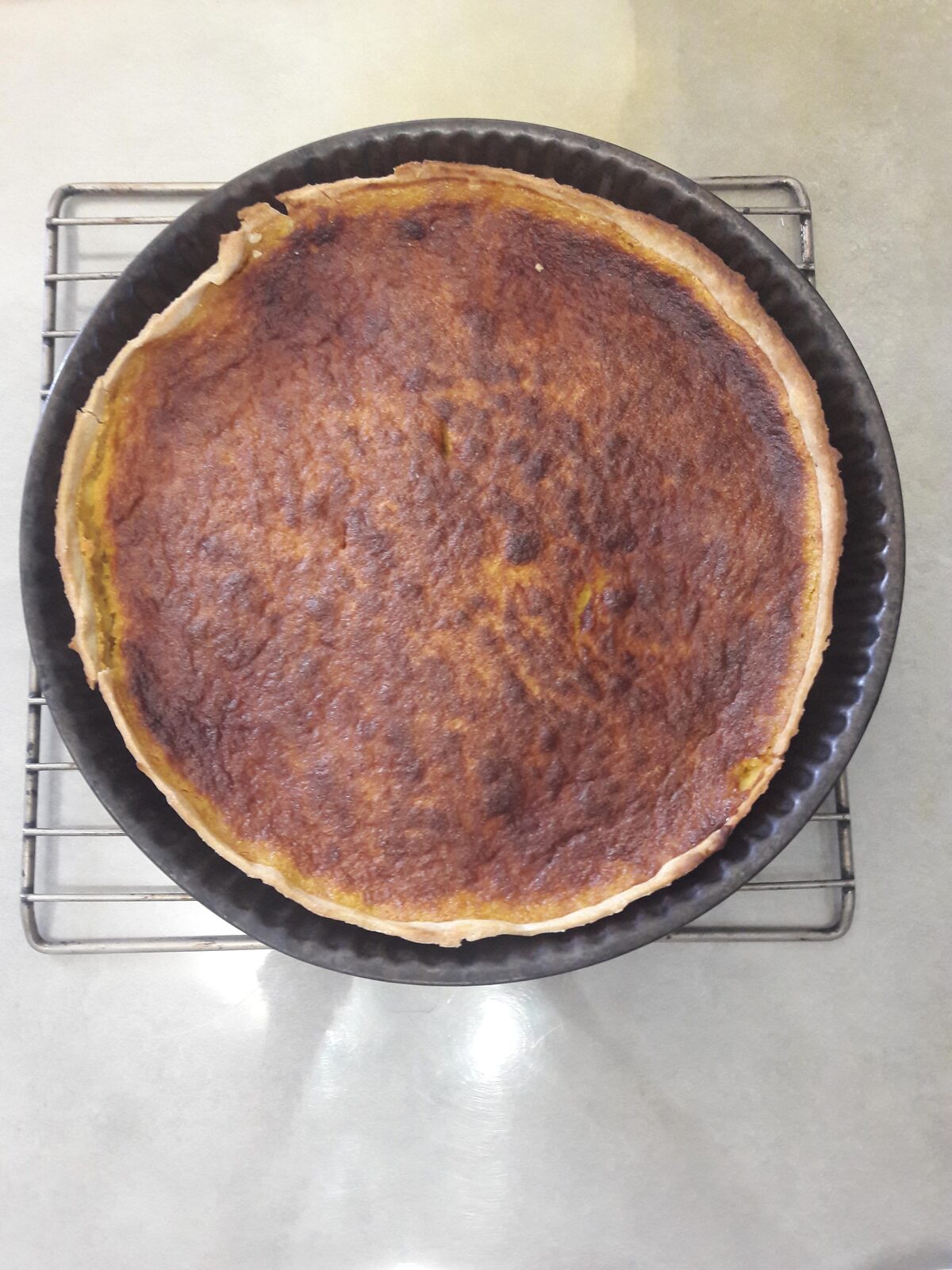 tarte au potiron sucrée