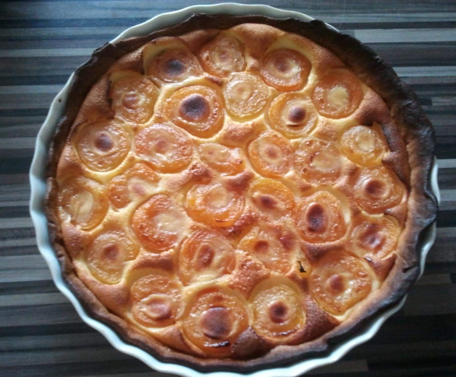 Tarte aux abricots