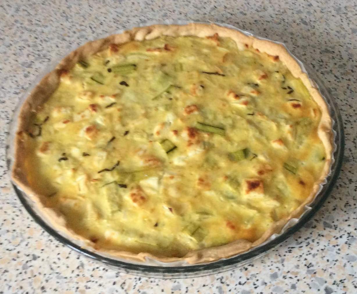 Tarte aux courgettes