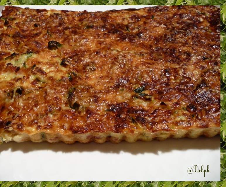 Tarte aux courgettes sans pâte