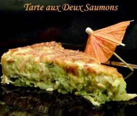 Tarte aux Deux Saumons