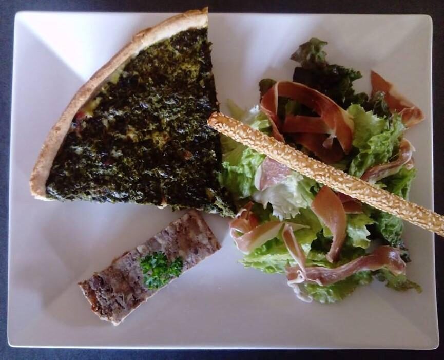 tarte aux épinards frais