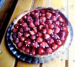tarte aux fraises