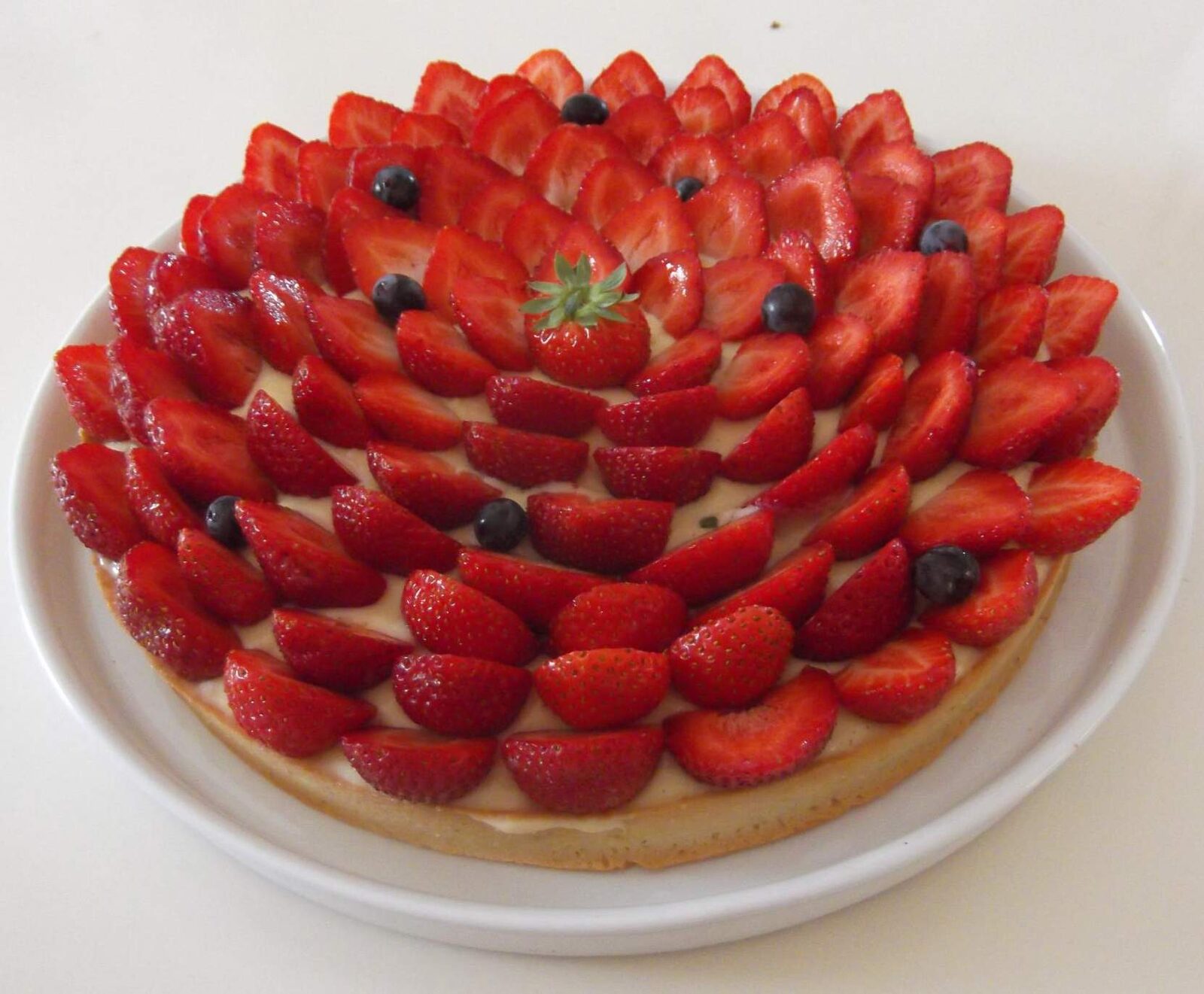 tarte aux fraises