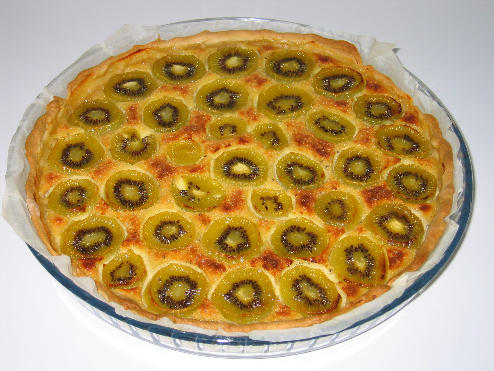 Tarte aux kiwis à la crème d'amande