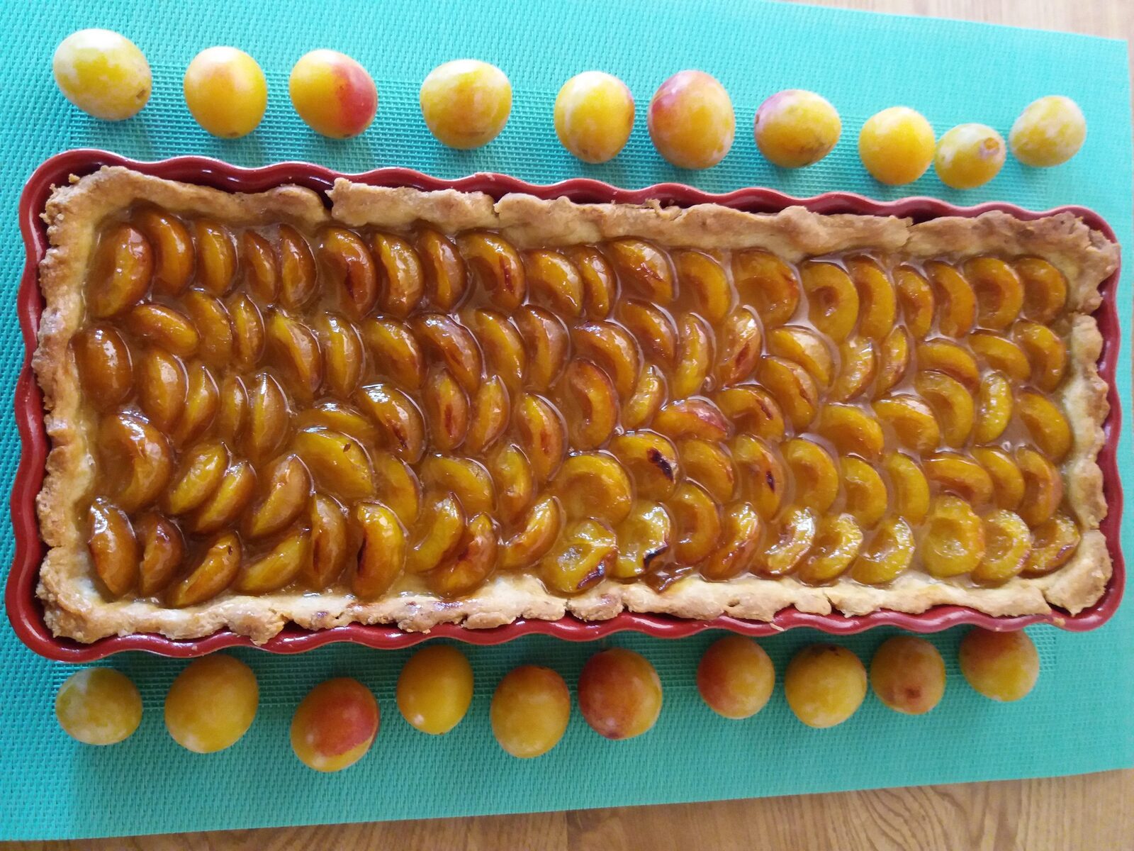 Tarte aux mirabelles