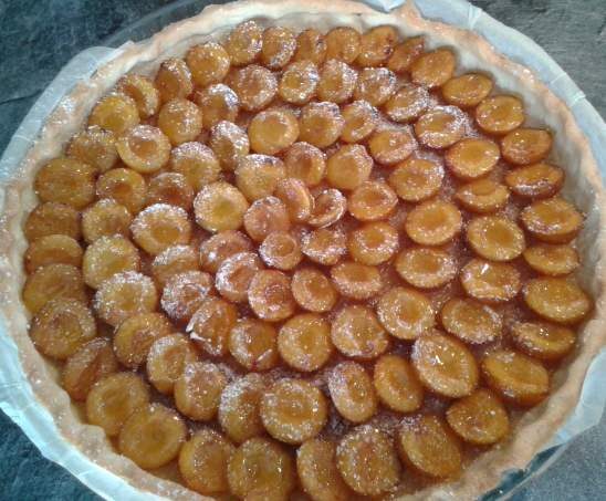 Tarte aux mirabelles
