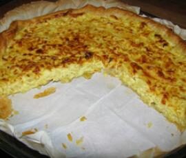 Tarte aux oignons