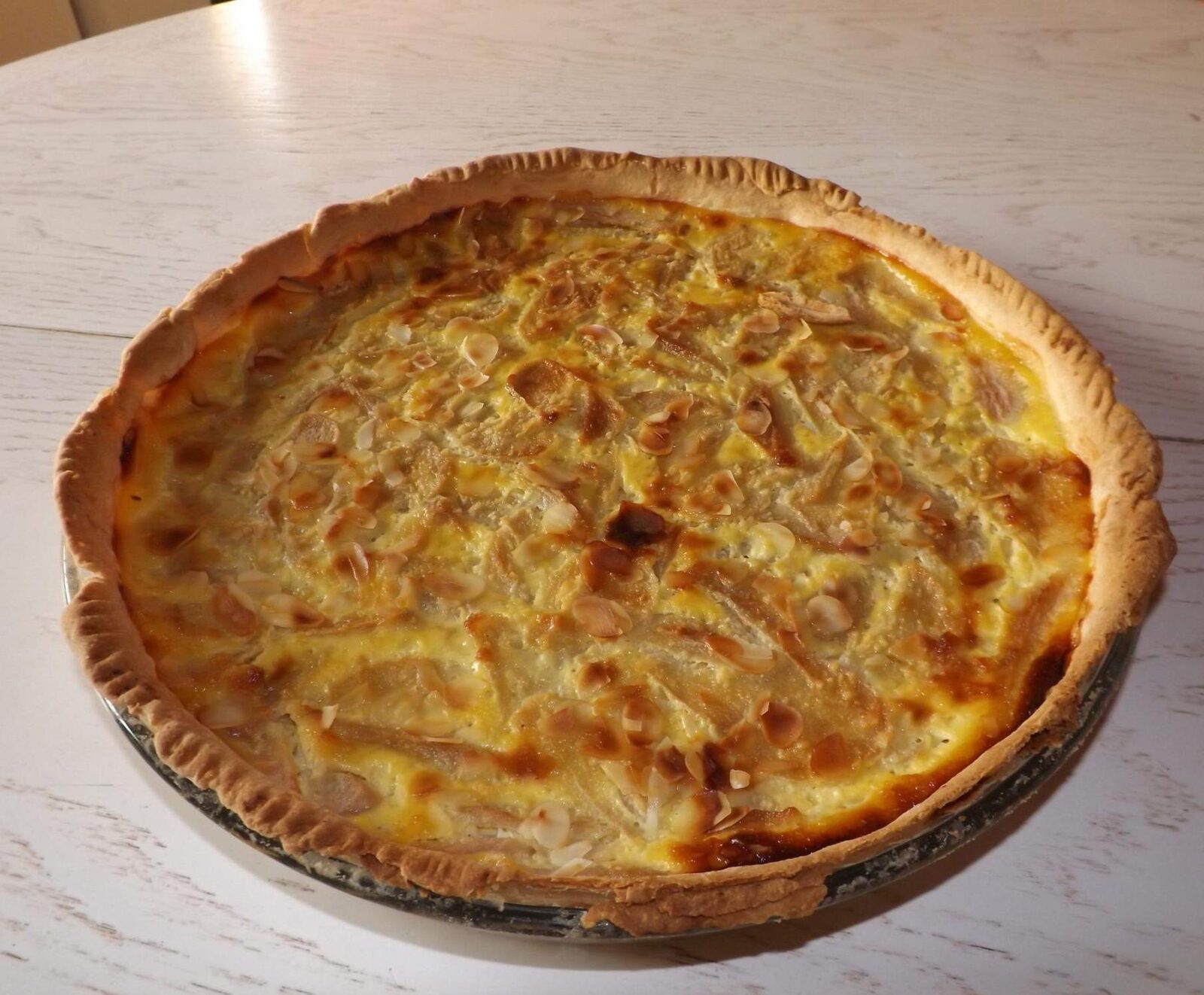 TARTE AUX POIRES ET AMANDES