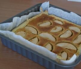 Tarte aux pommes à la frangipane