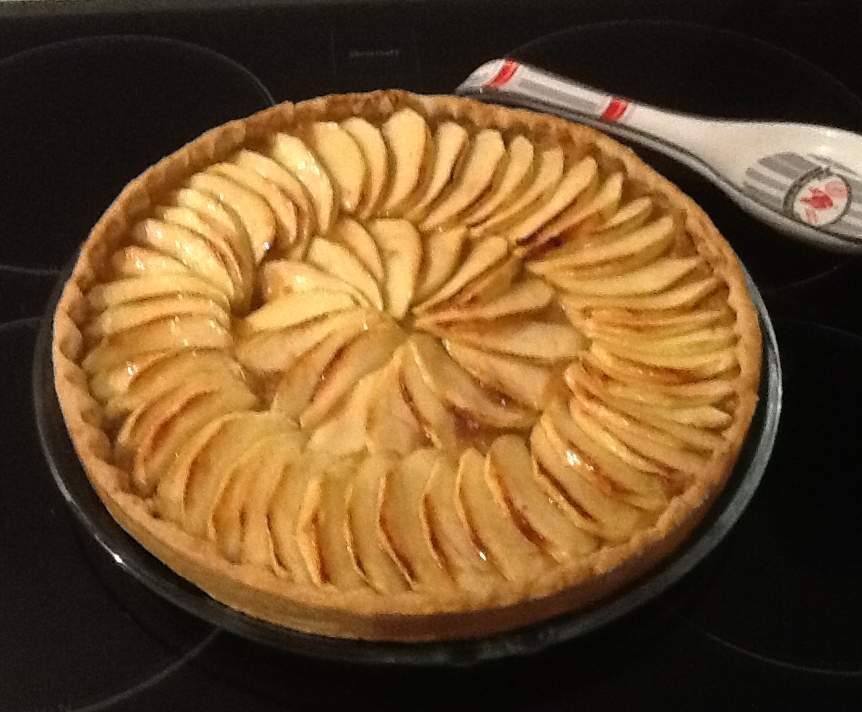 tarte aux pommes et à la pâte de spéculos