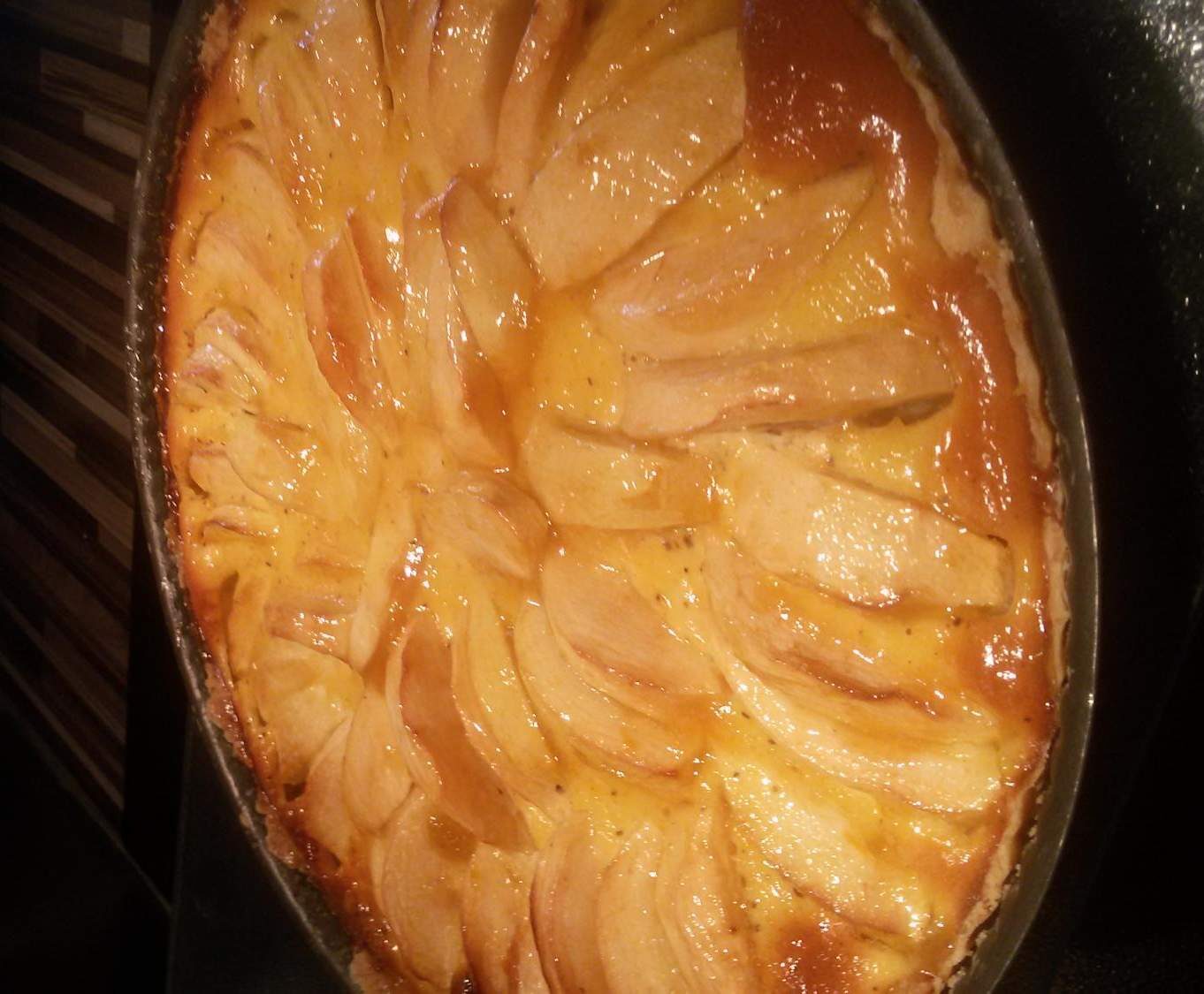 Tarte aux pommes gourmande