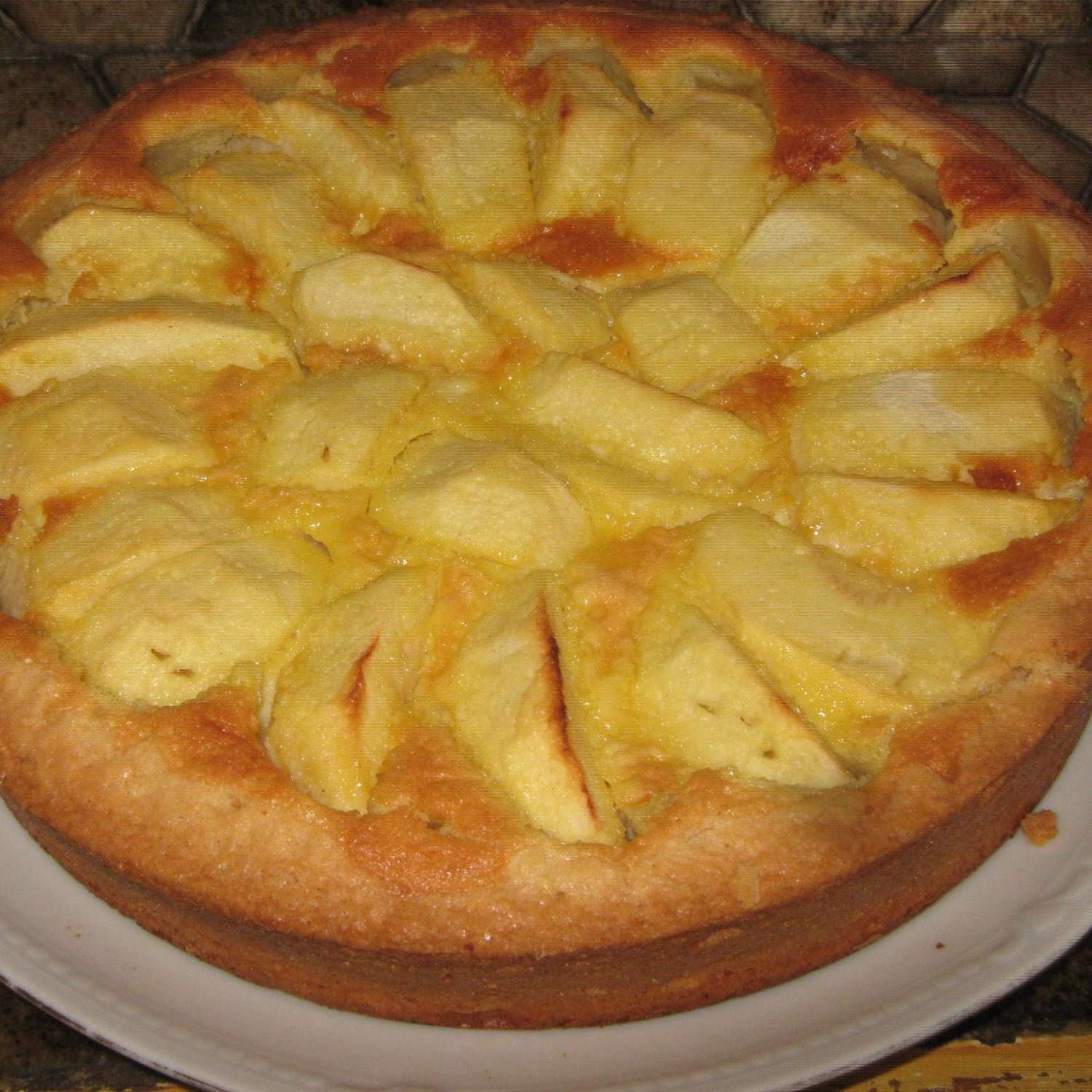 Tarte aux pommes sablée