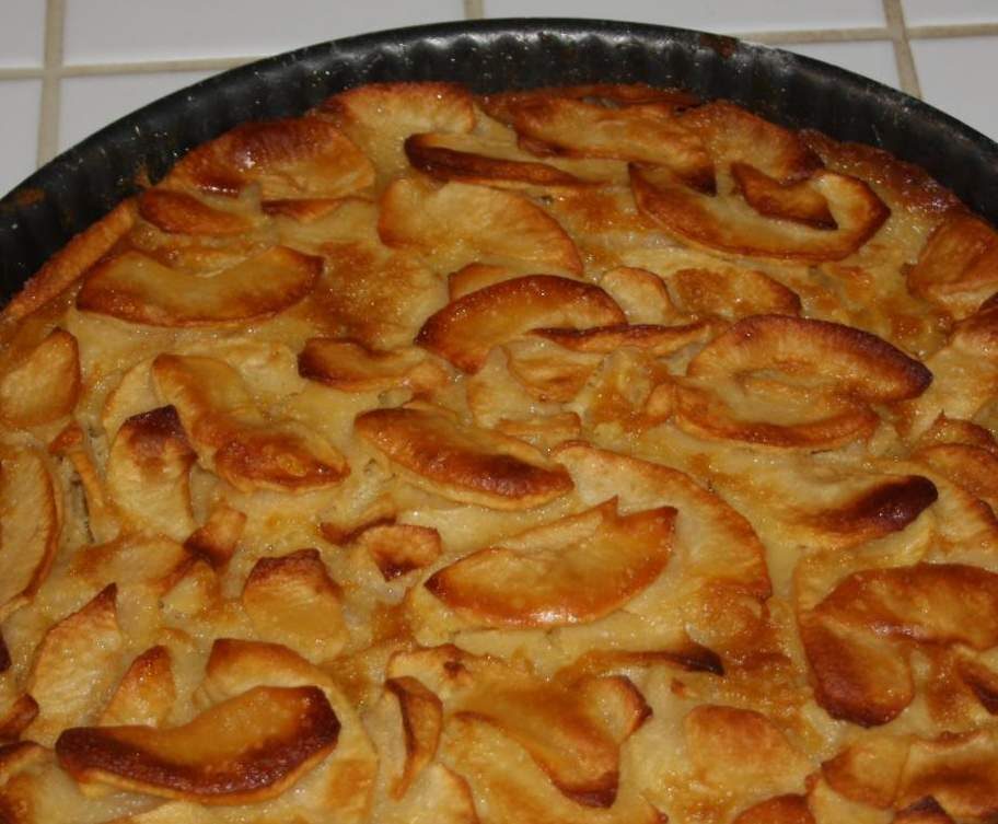 TARTE AUX POMMES SANS PATE