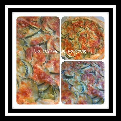 Tarte courgettes et viande haché