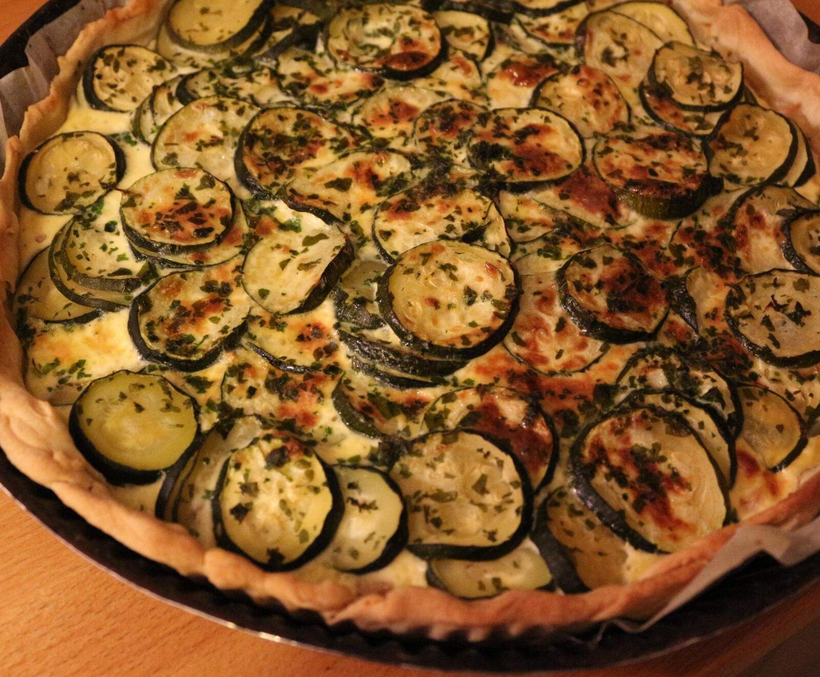 Tarte courgettes-thon