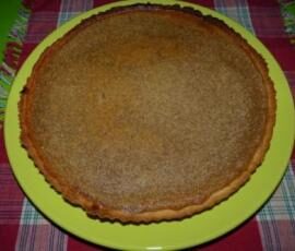 Tarte fondante aux marrons