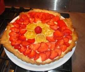 TARTE FRAISE-CITRON