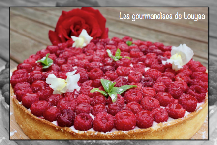 Tarte framboise inspiration Cyril Lignac