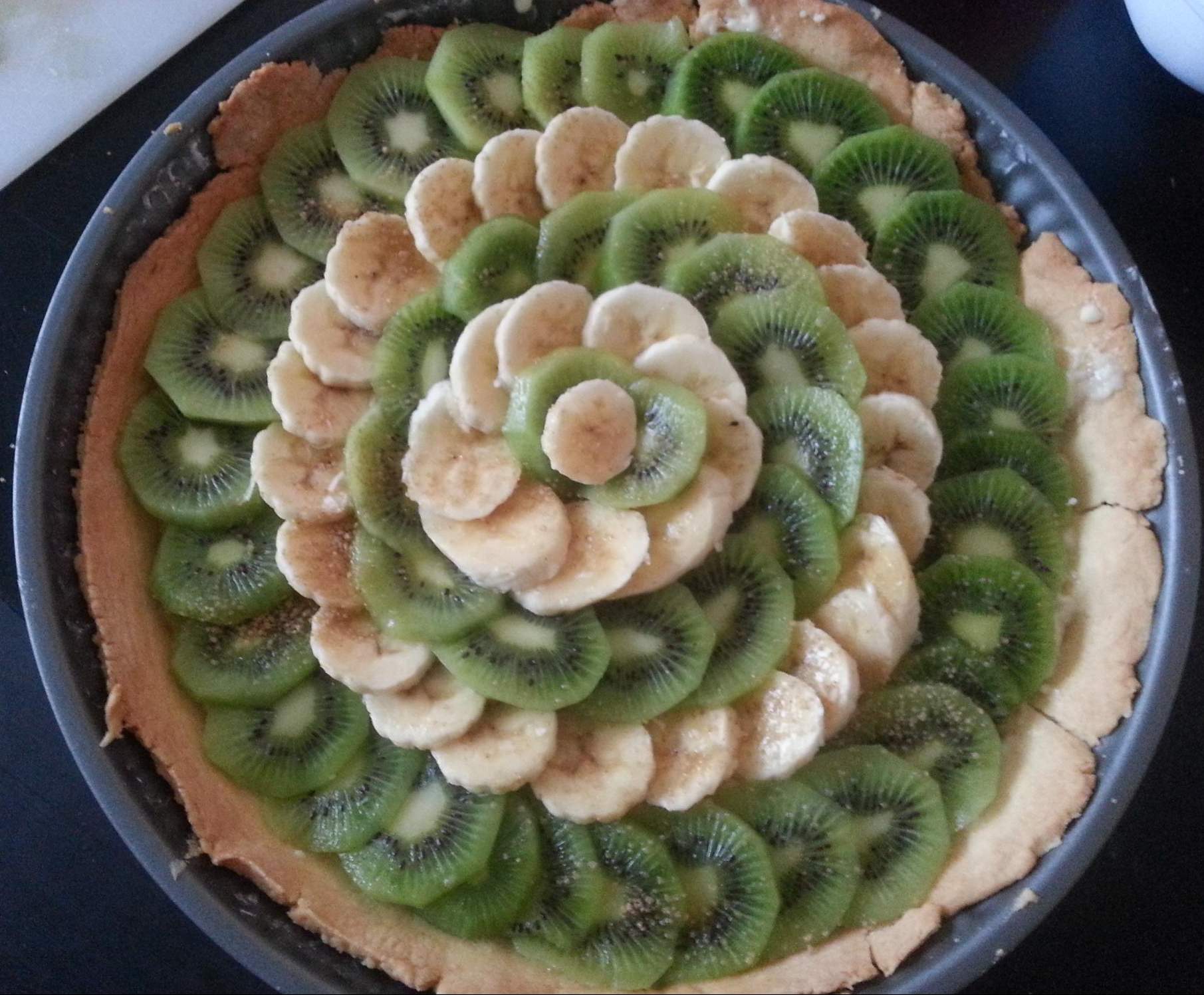 Tarte Kiwis Bananes