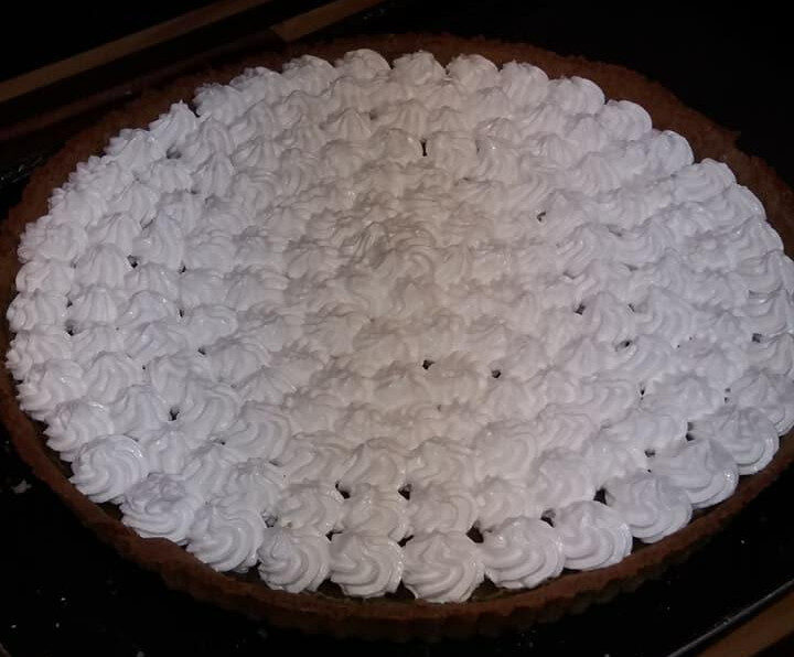 Tarte lentilles et châtaignes meringuée