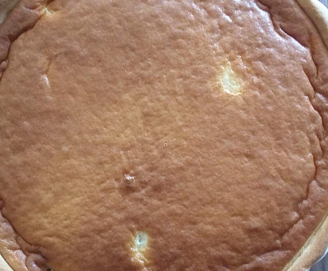 Tarte mousseuse aux abricots, prunes.....