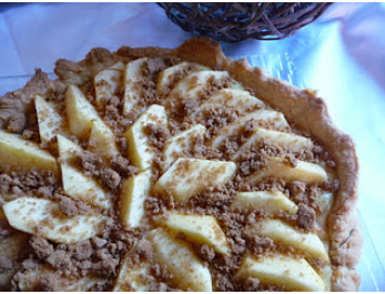 Tarte pâtissière aux pommes et speculoos