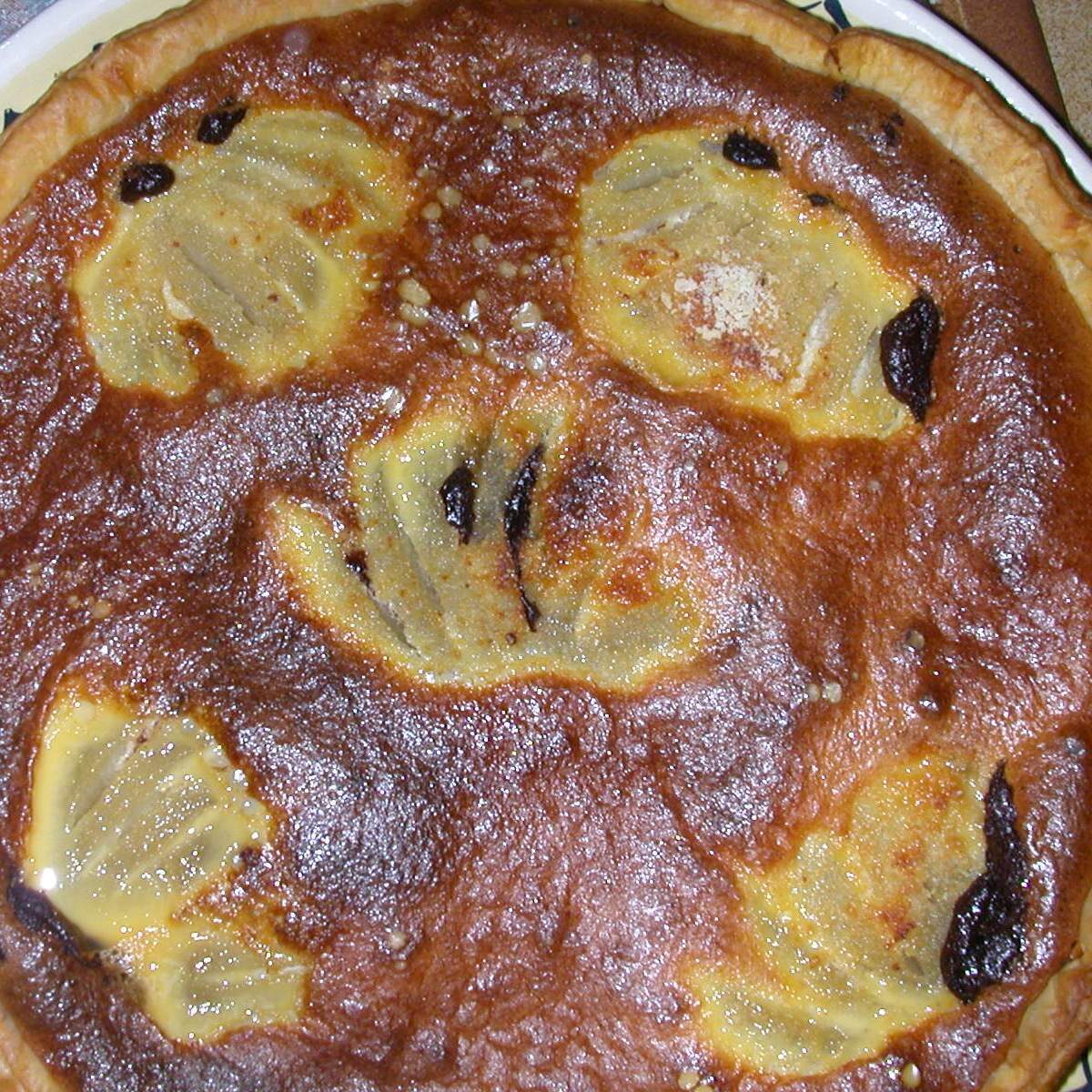 Tarte poire chocolat