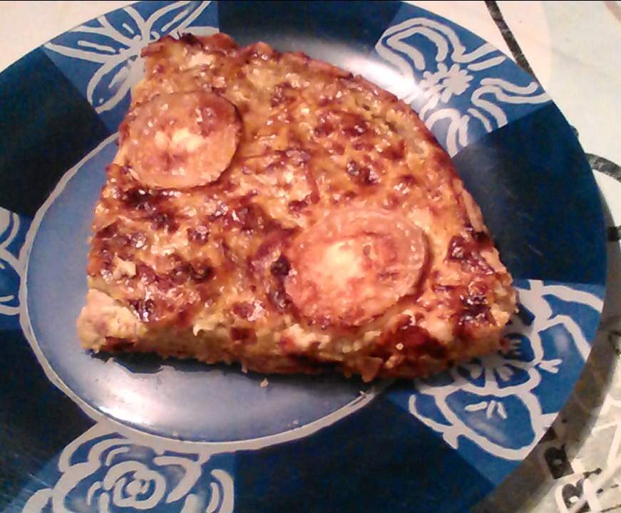 Tarte poireaux lardons fromage de chévre