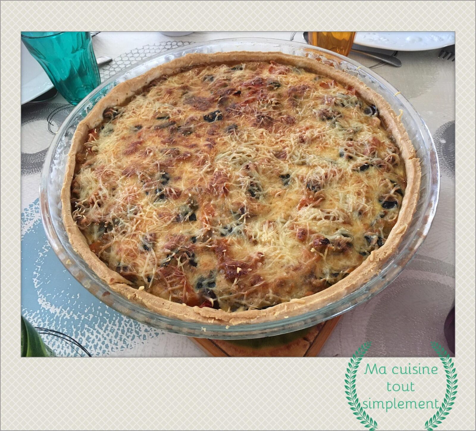 Tarte ratatouille